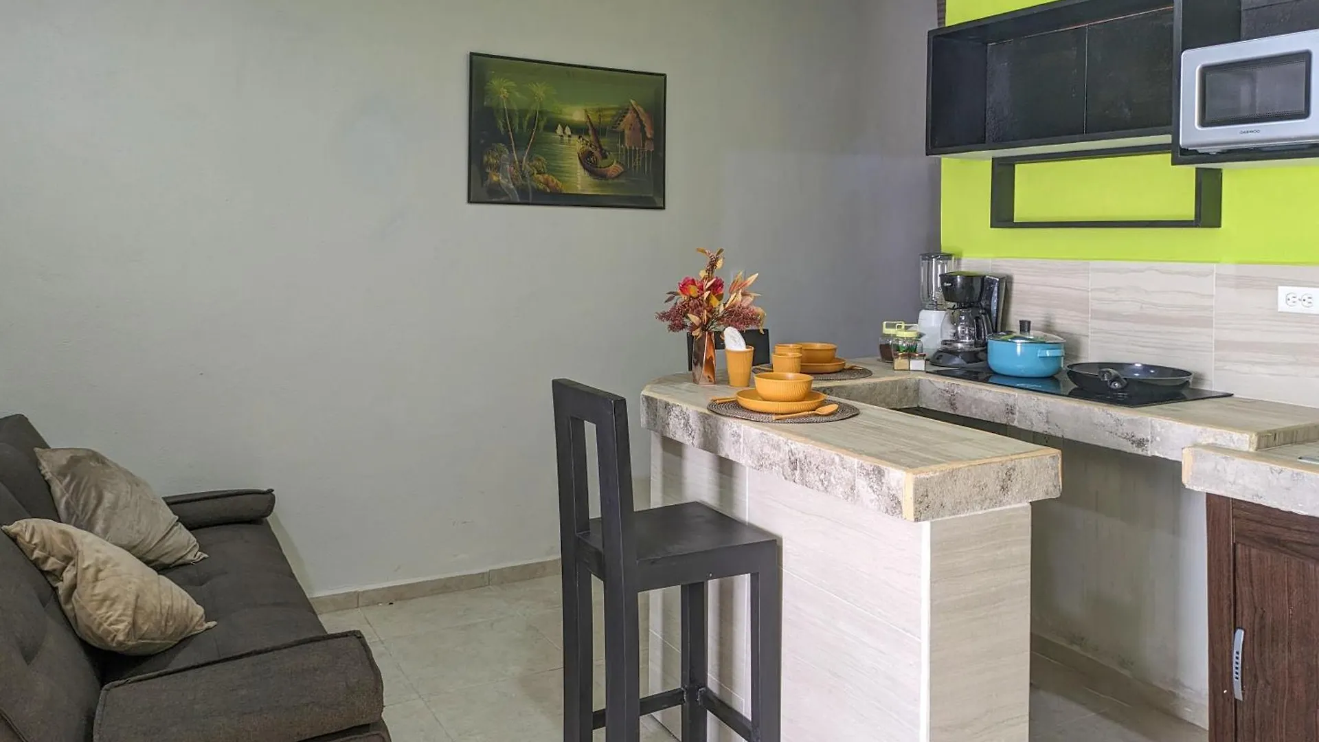 B4 Romantic Beachside Escape Ubud Theme Memory Foam King Bed Kitchen Ac Playa del Carmen 0*,